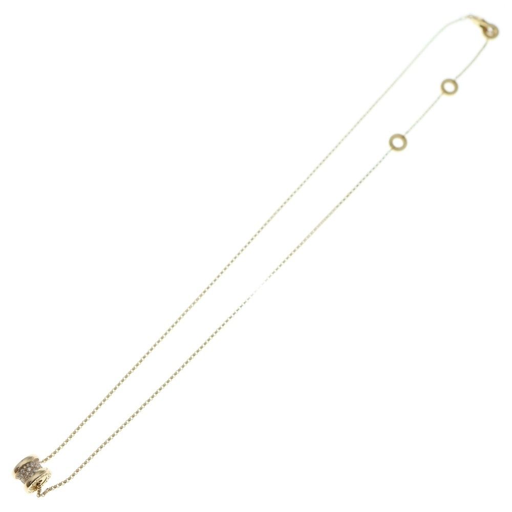 BVLGARI ブルガリ B-Zero1 ビーゼロワン ダイヤネックレス Au750 K18 YG イエローゴールド ペンダント