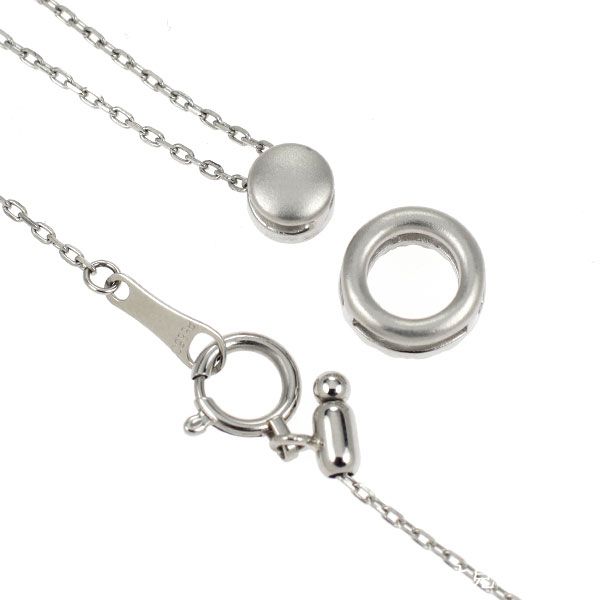 Pt900 Pt850 ダイヤモンド ペンダントネックレス 0.171ct D0.12ct リバーシブル セパレート