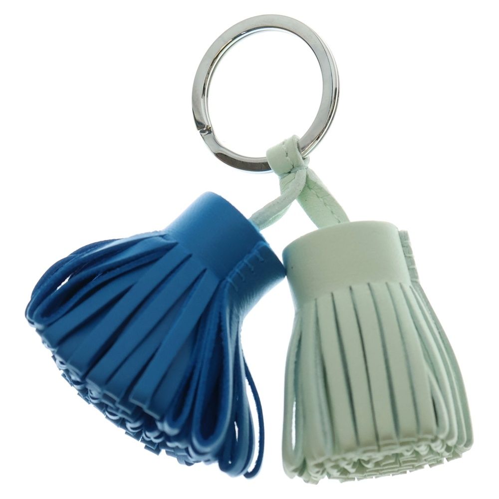 HERMES エルメス チャーム カルメン ウノドス キーホルダー アニューミロ ヴェールフィス ブルーザンジバル