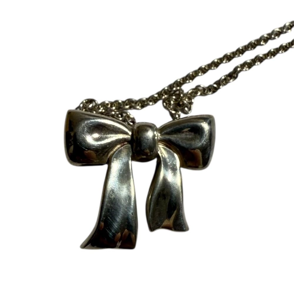 リボン ネックレス