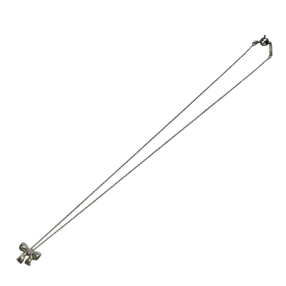 Tiffany-Co. ティファニー リボン ネックレス 925 シルバー レディース 古着