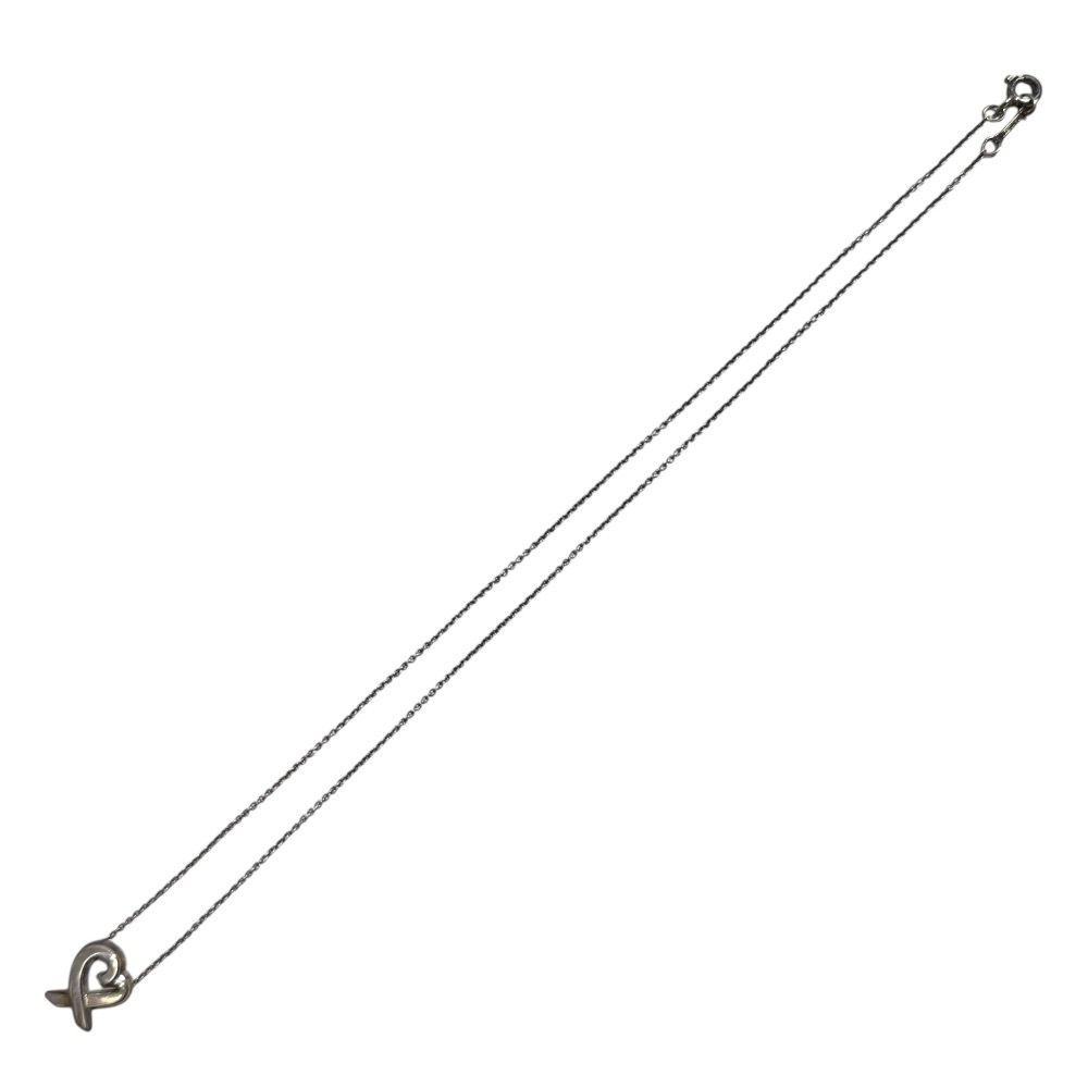 Tiffany-Co. ティファニー ラビングハート ネックレス 925 シルバー レディース 古着