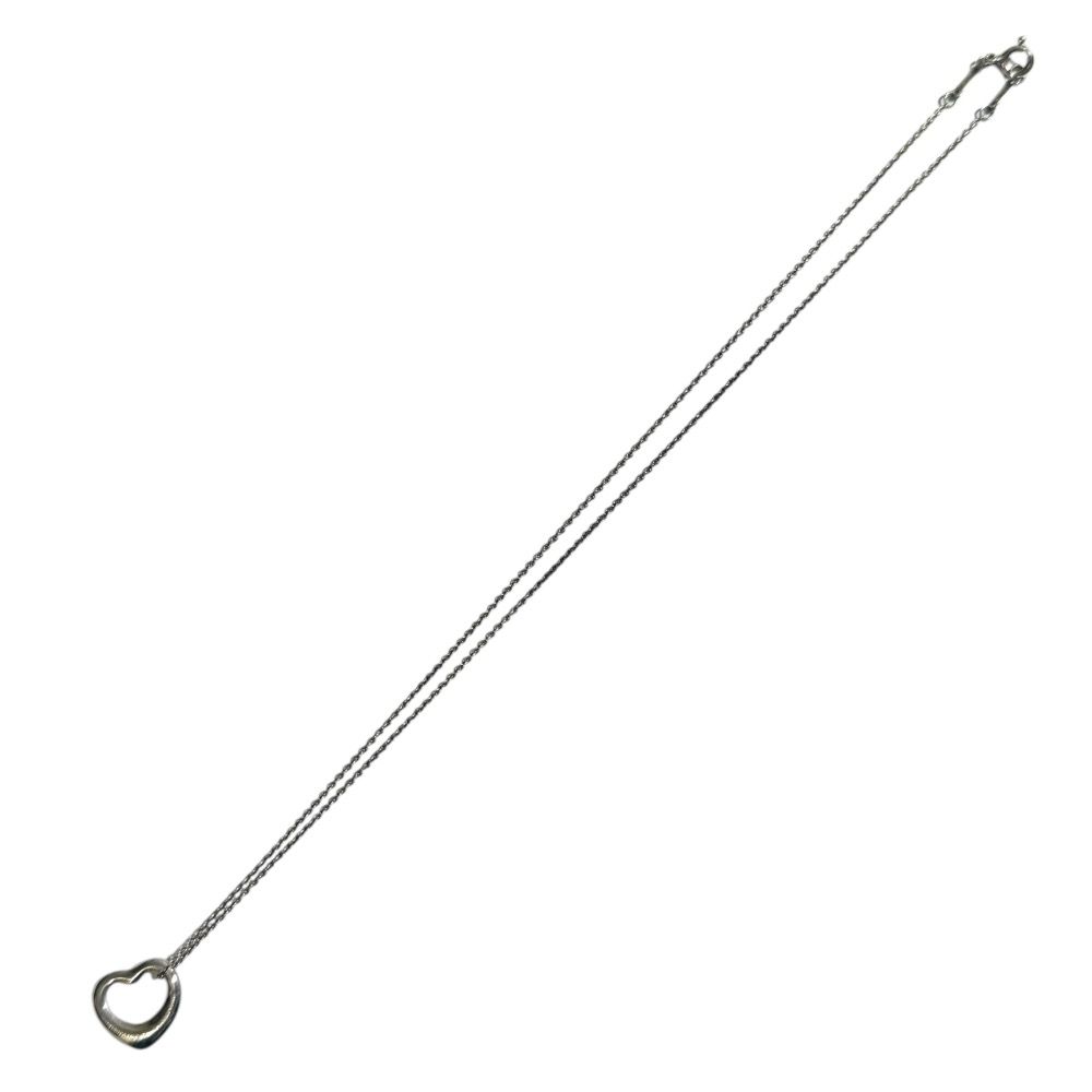 Tiffany-Co. ティファニー オープンハート ネックレス 925 シルバー レディース 古着