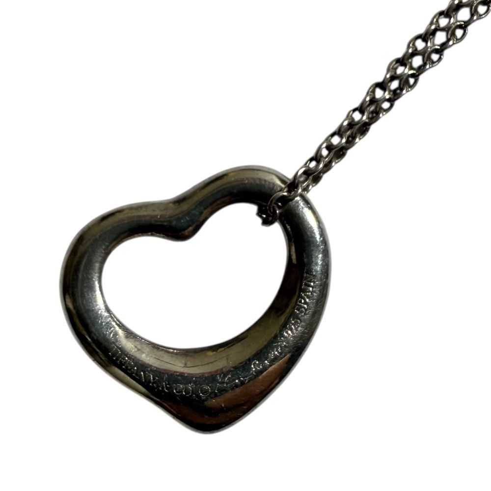 Tiffany-Co. ティファニー オープンハート ネックレス 925 シルバー レディース 古着 FORTGASGNV_COM_BR