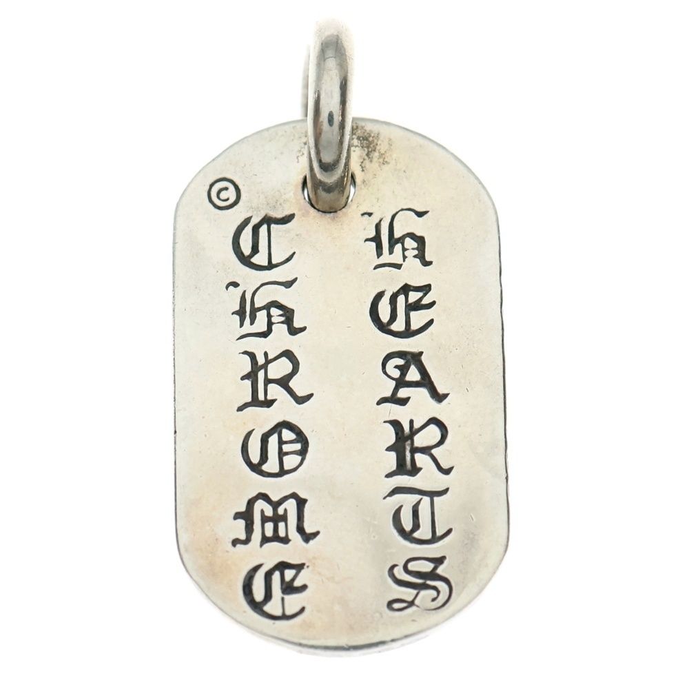 CHROME HEARTS クロムハーツ RAISED DOGTAG レイズド セメタリークロス スモールドッグタグ シルバー