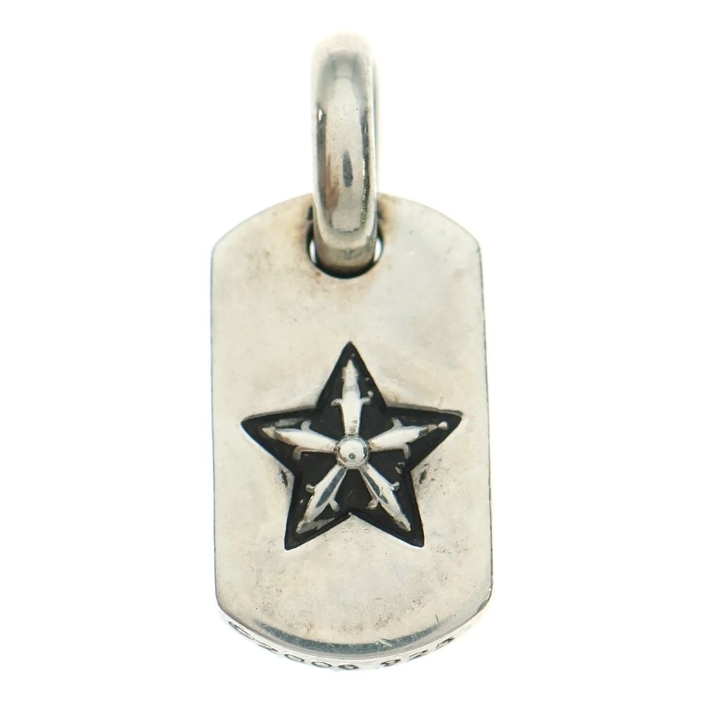 CHROME HEARTS クロムハーツ D T TNY STAR タイニードッグタグスター チャーム ネックレストップ シルバー
