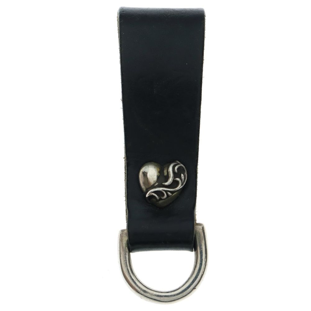 CHROME HEARTS クロムハーツ BELT LOOP D RING Dリング ハートベルトループ ブラック シルバー