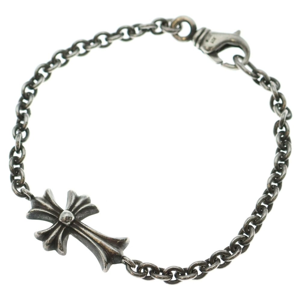 CHROME HEARTS クロムハーツ CHN TNY CH CRS タイニーCHクロスチェーン ブレスレット シルバー BCA136