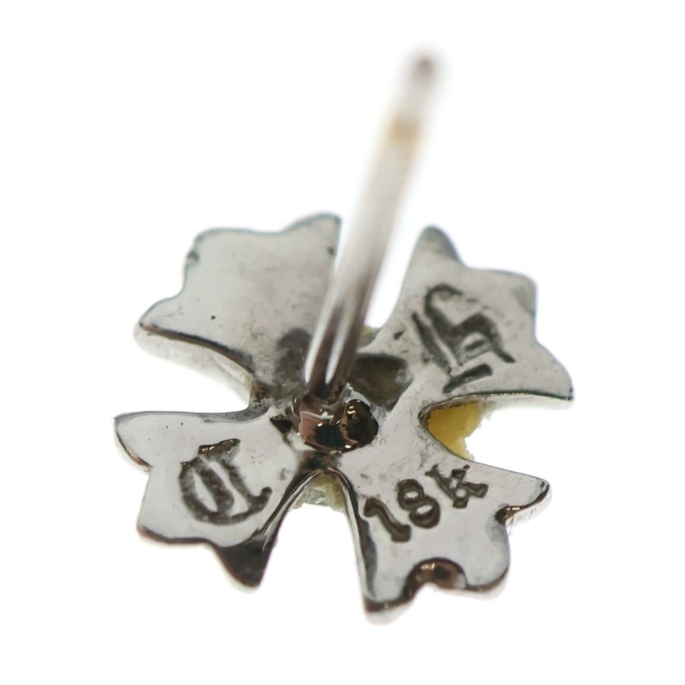  CHROME HEARTS クロムハーツ 18 K No 2 CH PLS 1 DIA CHプラス スタッドピアス 1ダイヤ シルバー その他 アクセサリー