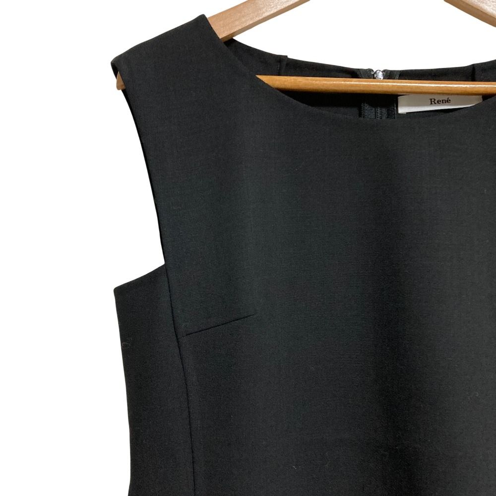 ノースリーブ ミディドレス