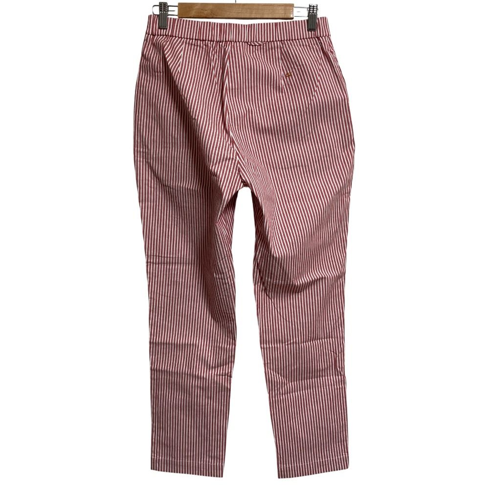 45R フォーティーファイブアール オックスストレッチのイージースリムパンツ 70460061 サイズ3 レッド レディース 古着