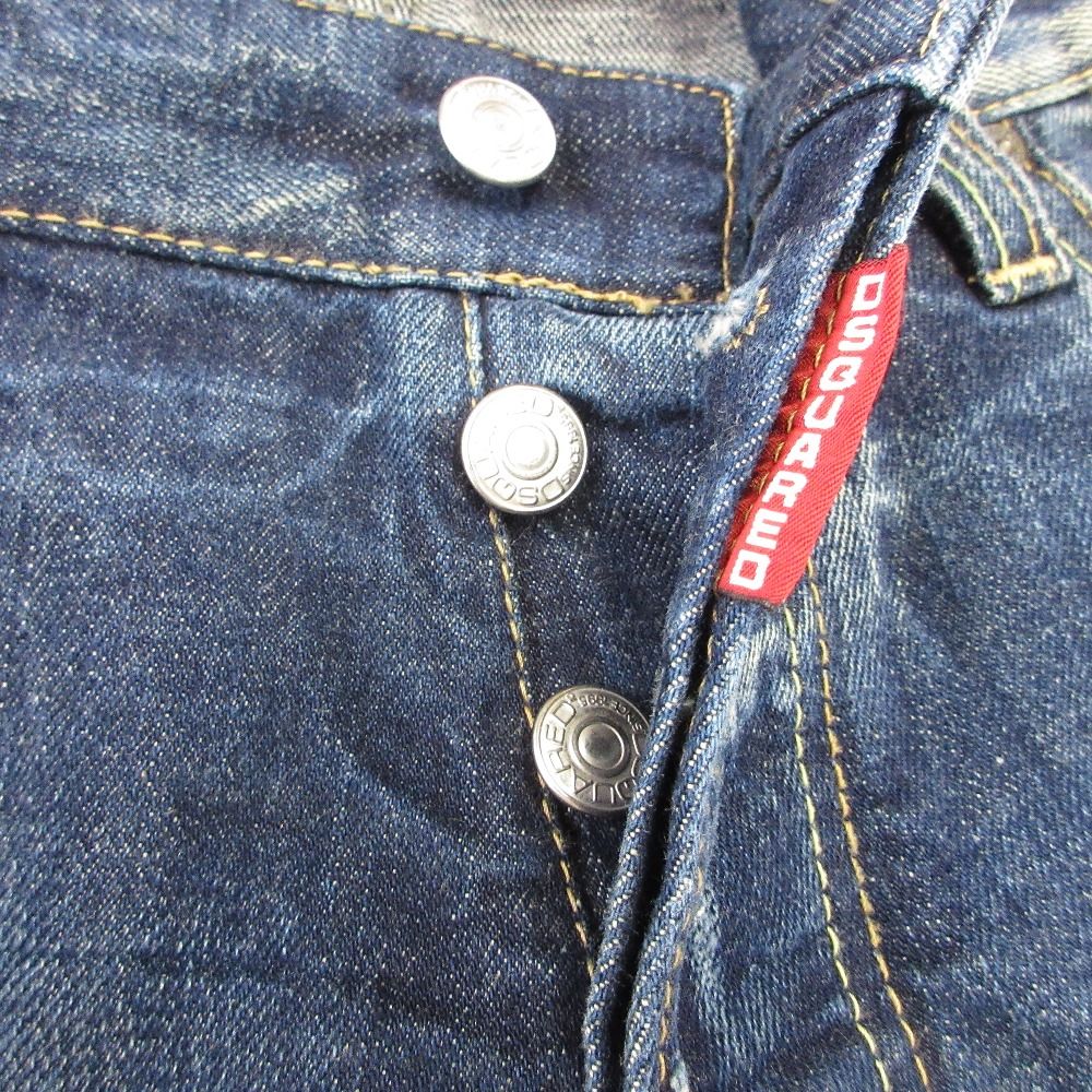 ディースクエアード ダメージ×ペイント加工