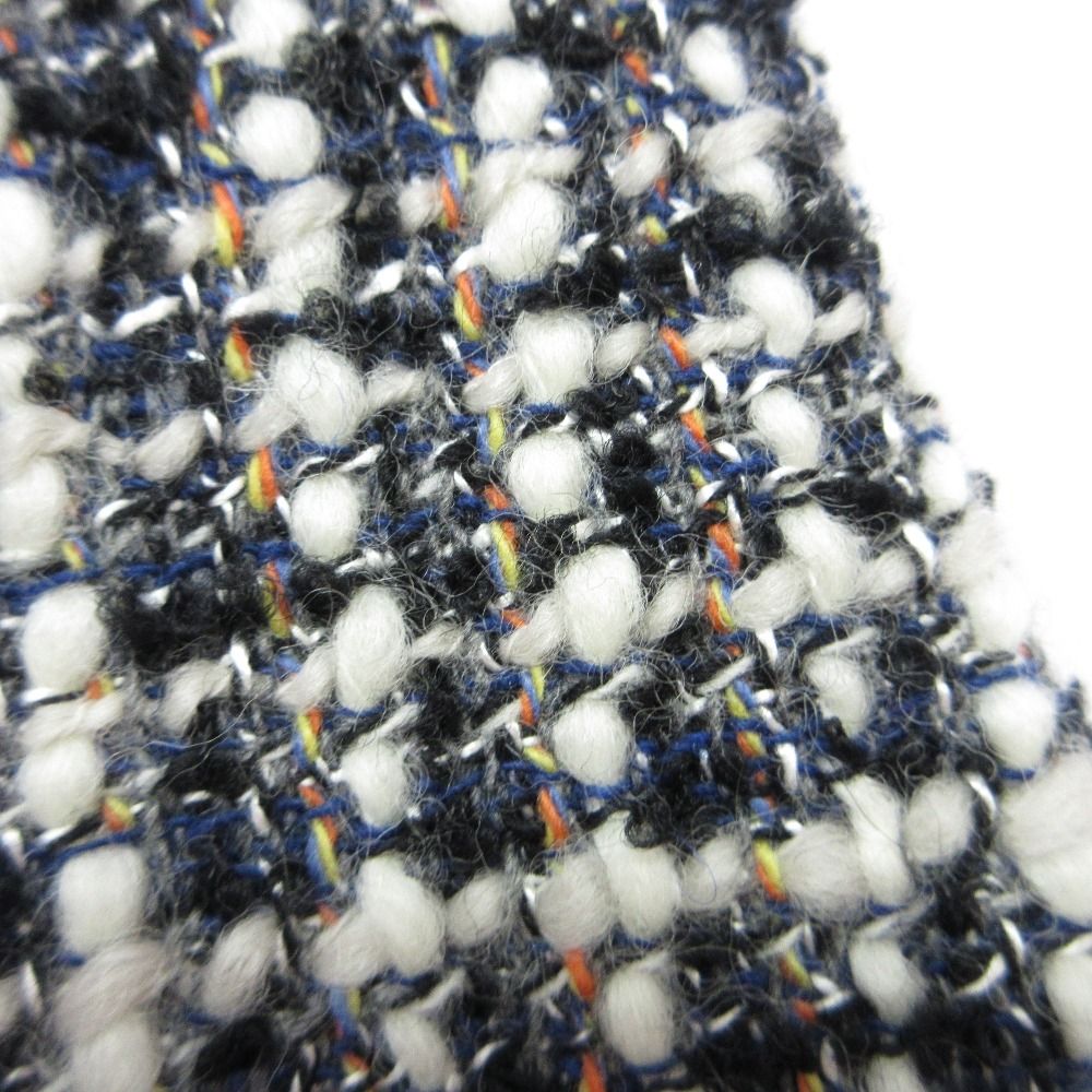 アシンメトリー ツイードスカート