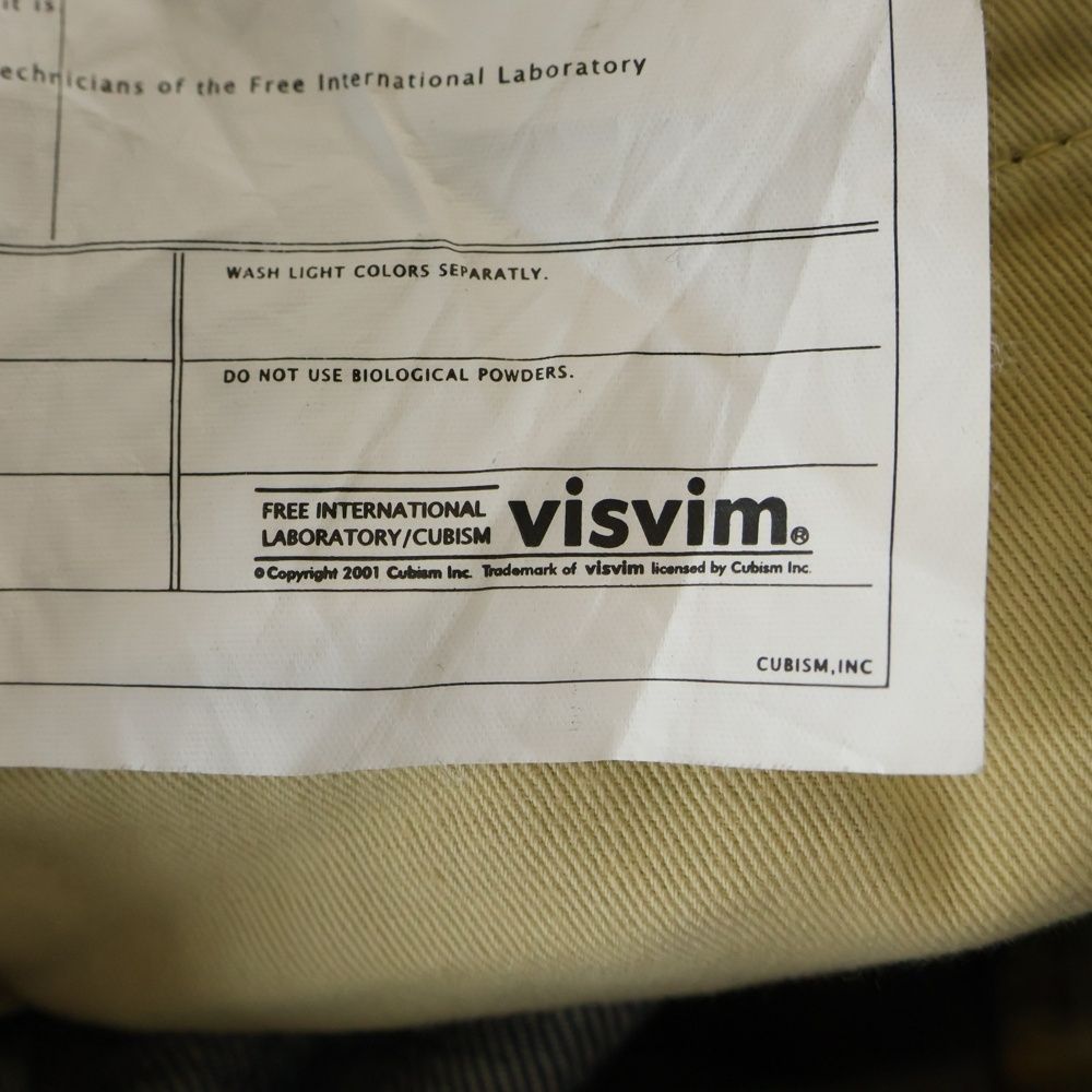 VISVIM ヴィスヴィム V Patch Denim Pants ダメージ加工 デニムパンツ インディゴ