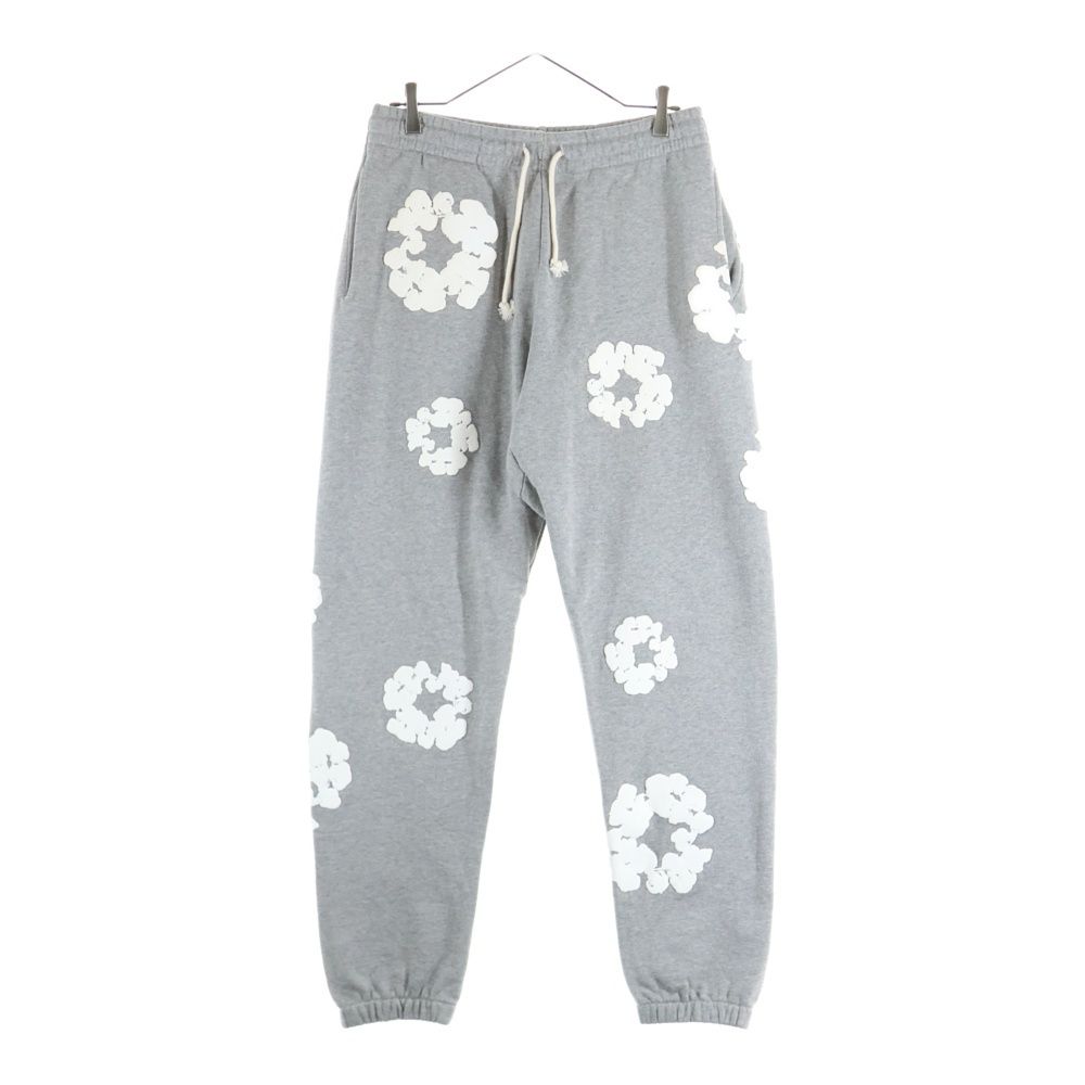 DENIM TEARS デニムティアーズ Cotton Wreath Sweatpants 花柄 スウェットパンツ グレー