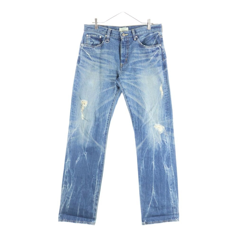 SOPH. ソフネット ダメージ加工 デニムパンツ インディゴ SOPH-110131