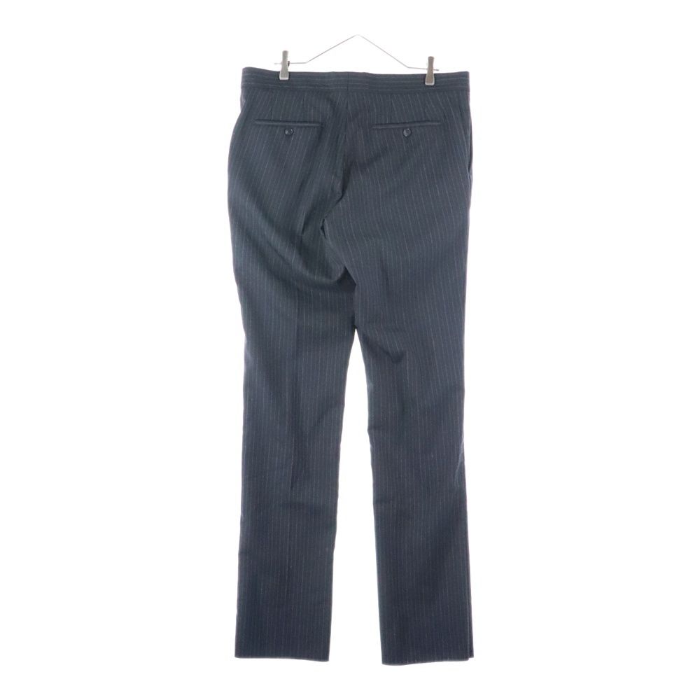 バーバリー WOOL ピンストライプ ウールスラックス パンツ ブラック 8013837
