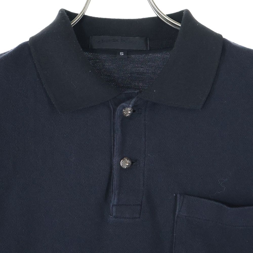 【生産終了】 クロムハーツ ポロシャツ CHROME HEARTS (クロムハーツ) OLD クロスボールボタン 半袖ポロシャツ