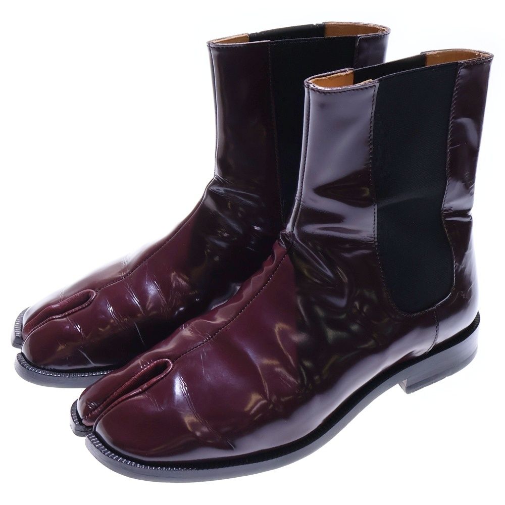 Maison Margiela 22 メゾンマルジェラ TABI BOOTS 足袋 サイドゴアブーツ レディース バーガンディ S58WU0275