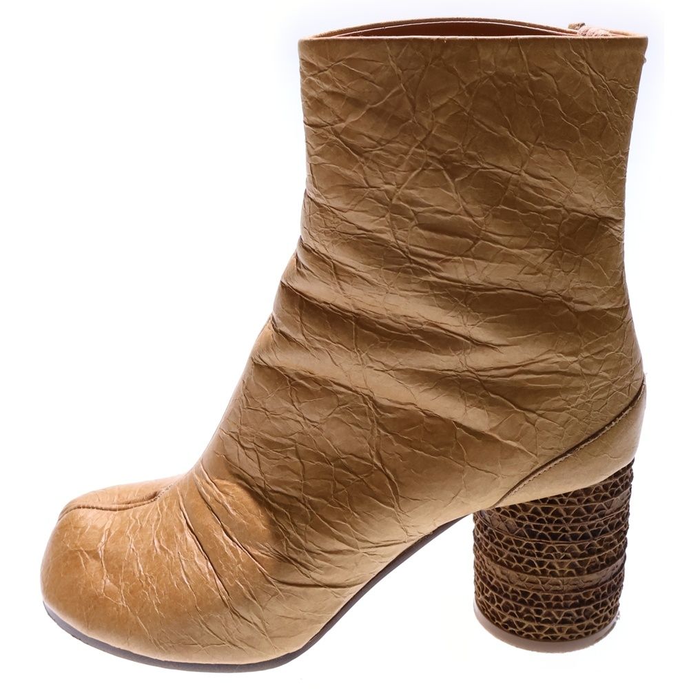 Maison Margiela 22 メゾンマルジェラ TABI BOOTS 足袋 ブーツ シワ加工 シューズ レディース ベージュ S58WU0381