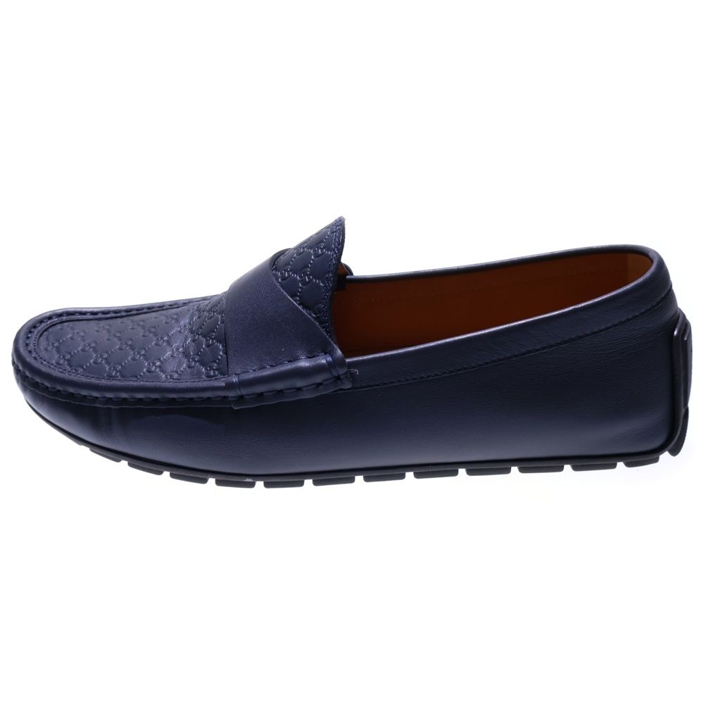 GUCCI (グッチ) マイクログッチシマ エンボスレザー ローカット