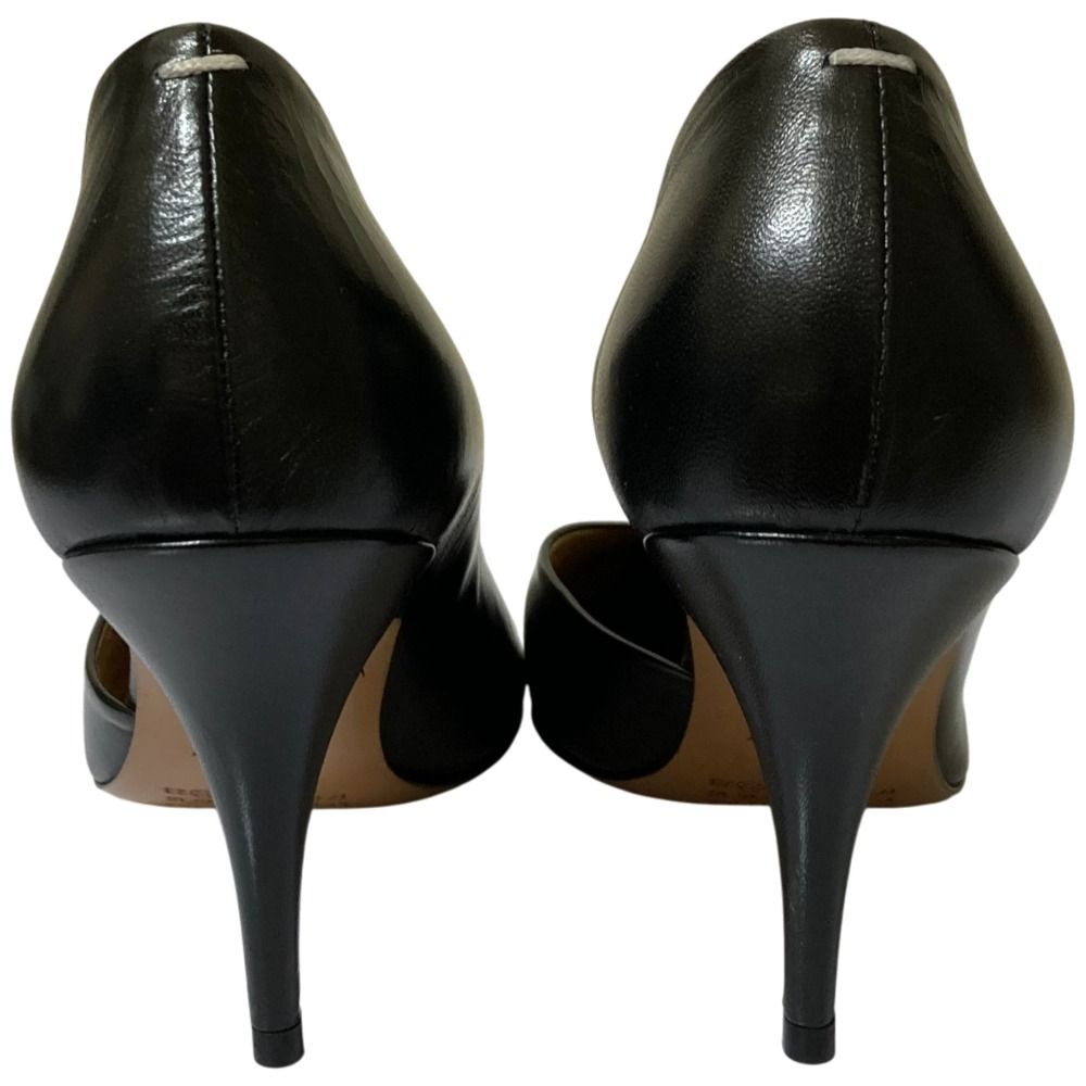 美品 Maison Margiela メゾンマルジェラ22 レザーパンプス 38WL106