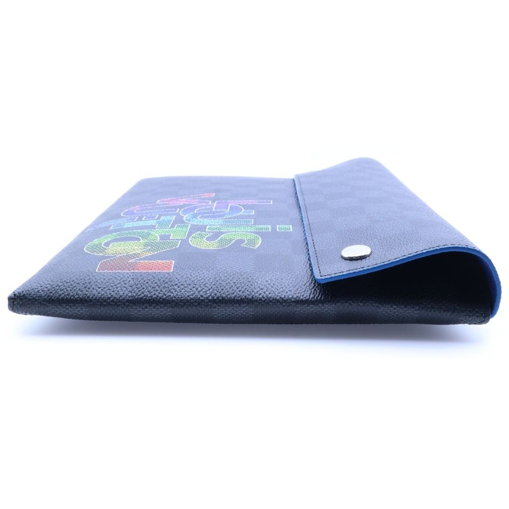 LOUIS VUITTON (ルイヴィトン) トリプルポーチ ダミエ グラフィット  