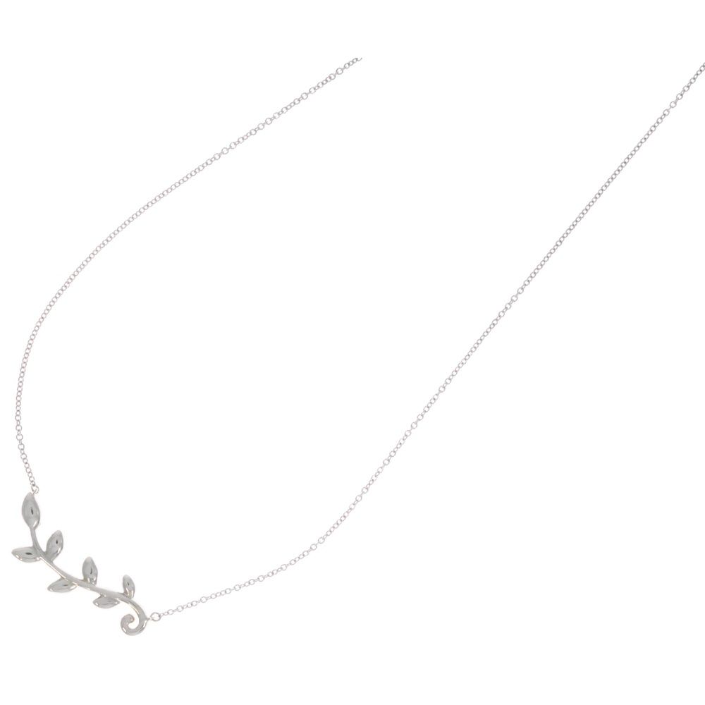 TIFFANY - Co. ティファニー オリーブリーフ ヴァイン パロマ ピカソ ペンダント チェーン ネックレス シルバー