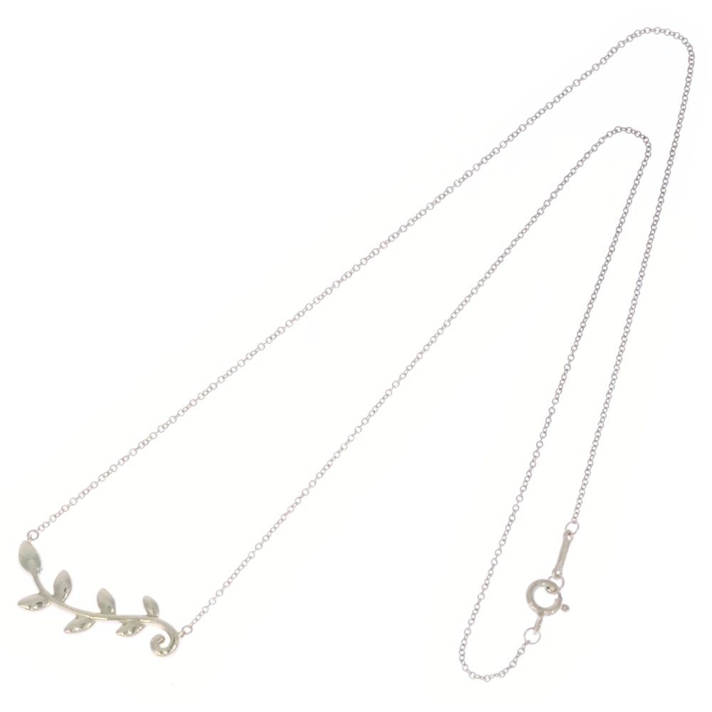 TIFFANY - Co. ティファニー オリーブリーフ ヴァイン パロマ ピカソ ペンダント チェーン ネックレス シルバー