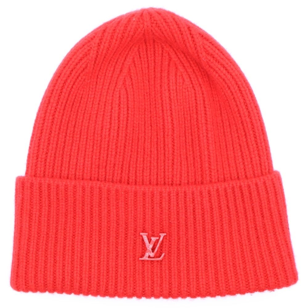 LOUIS VUITTON ルイヴィトン 21AW ボネ LV アヘッド ロゴ ニットキャップ レッド MP3249