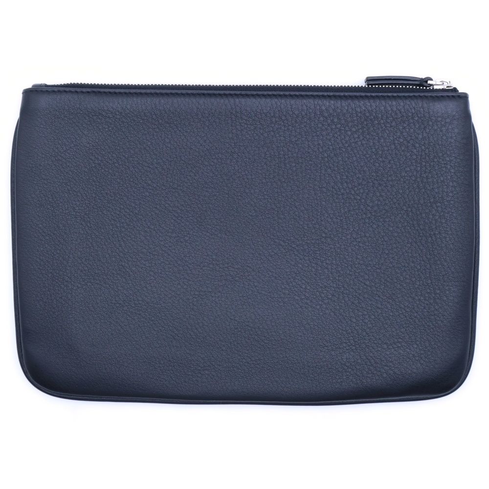 BALENCIAGA バレンシアガ ロゴ エブリディ レザー ポーチ クラッチバッグ ブラック 551992