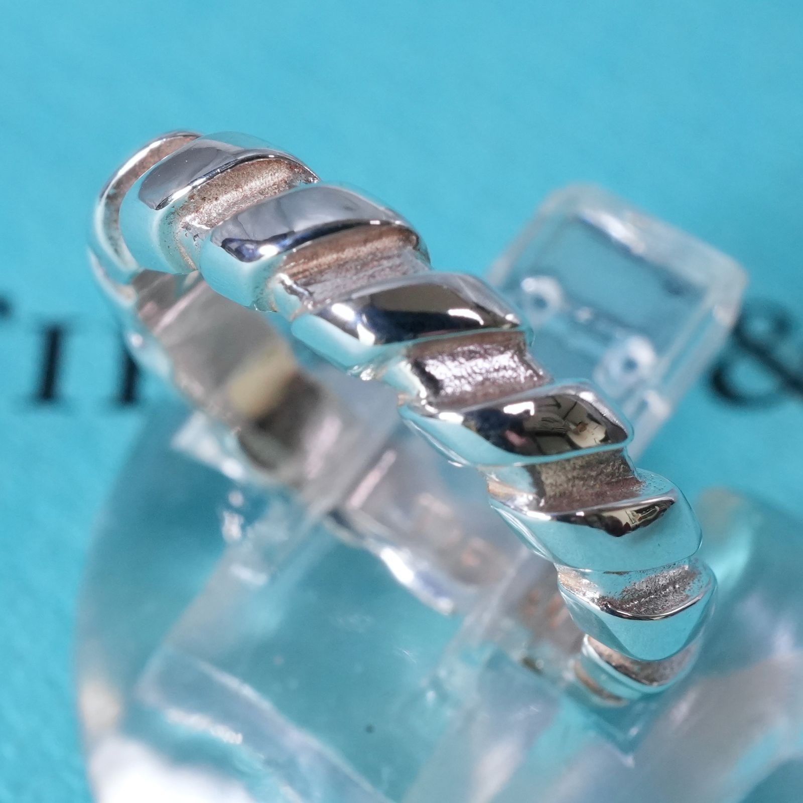 希少 ティファニー ツイスト リング ヴィンテージ シルバー/25-1709S