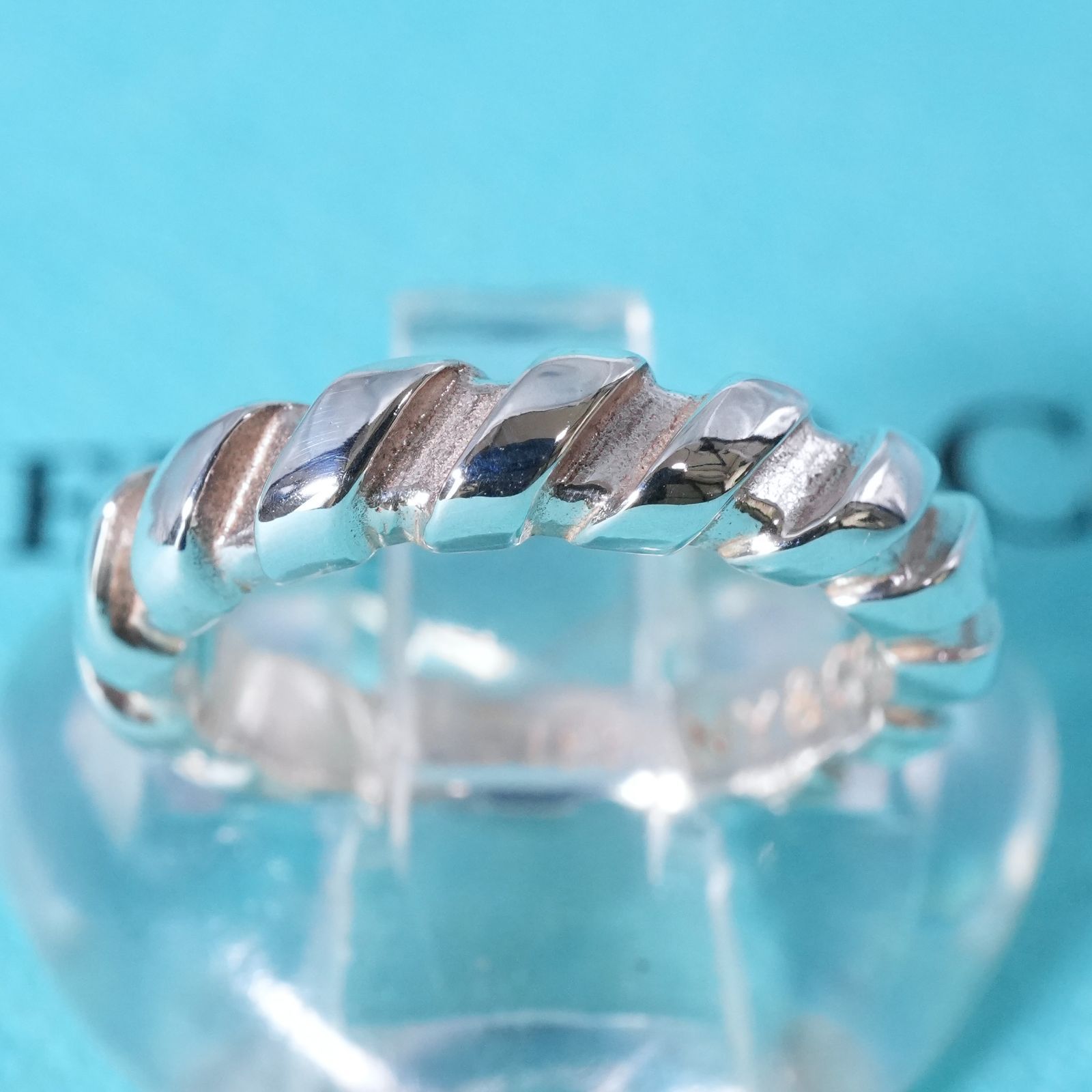 希少 ティファニー ツイスト リング ヴィンテージ シルバー/25-1709S