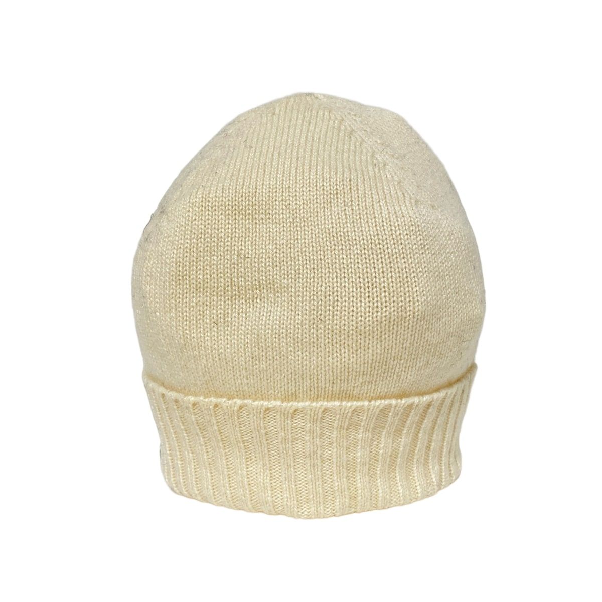 MALO マーロ ニット帽 - アイボリー カシミヤ