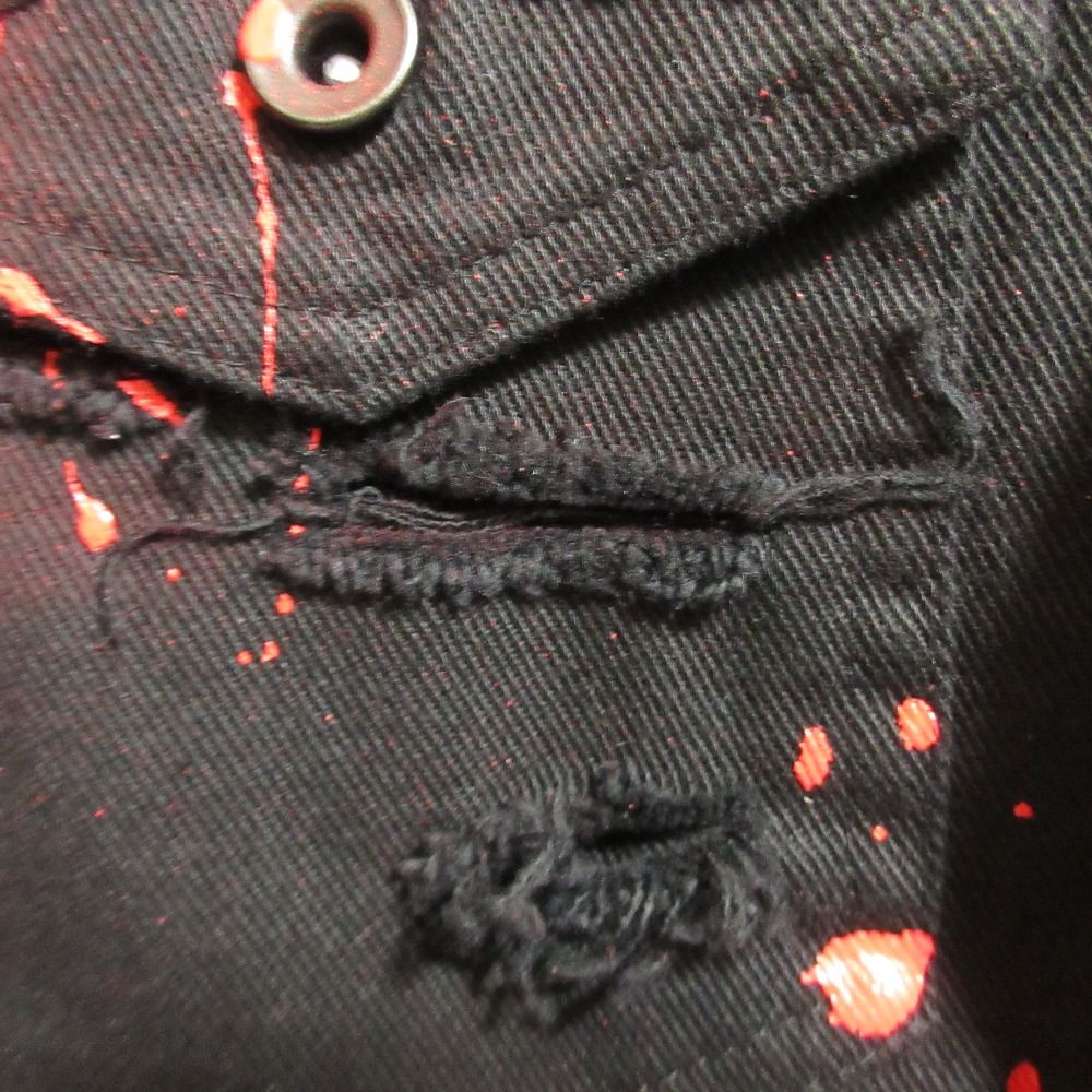 美品 CHRISTIAN DADA クリスチャンダダ クラッシュペイント デニム