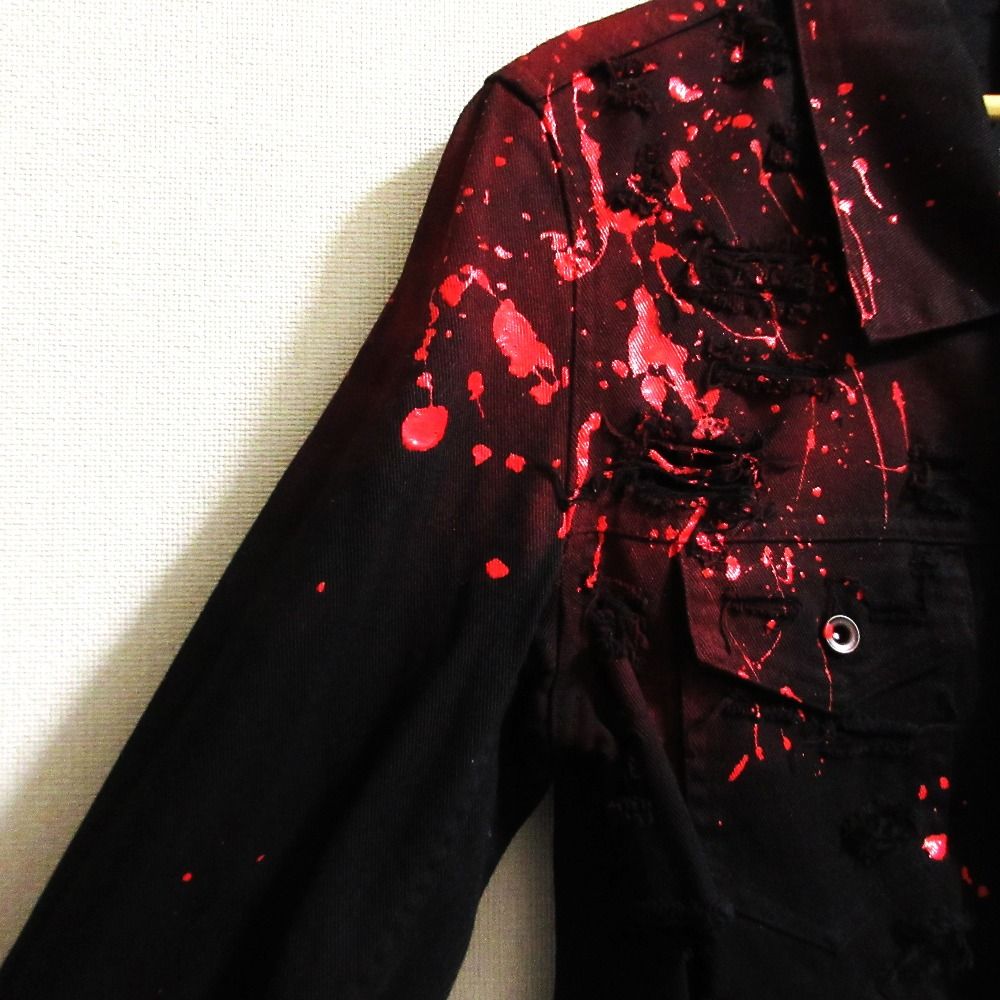 美品 CHRISTIAN DADA クリスチャンダダ クラッシュペイント デニム