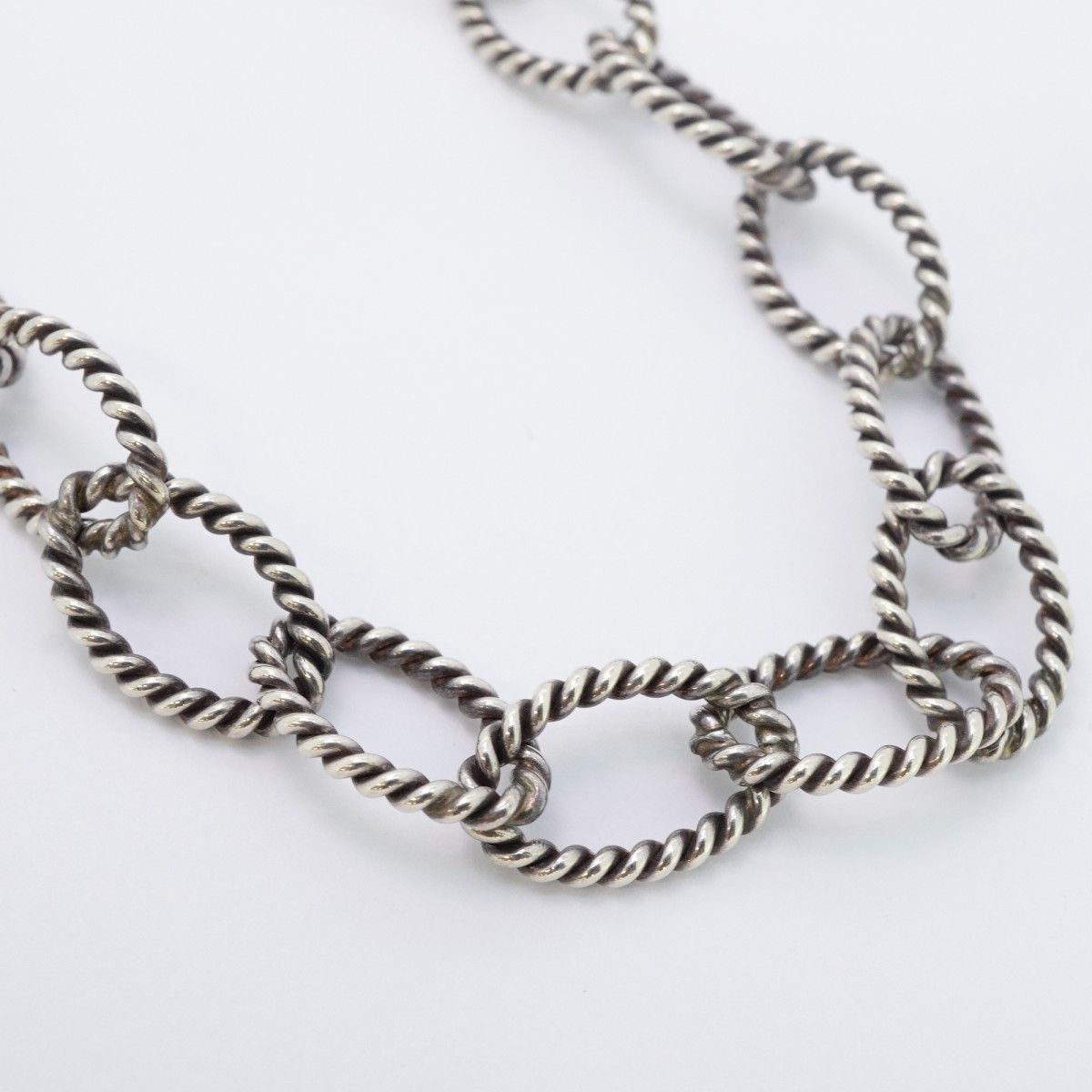 5jmb0605 ティファニー ネックレス ツイスト サークル シルバー925 メンズ レディース ユニセックス