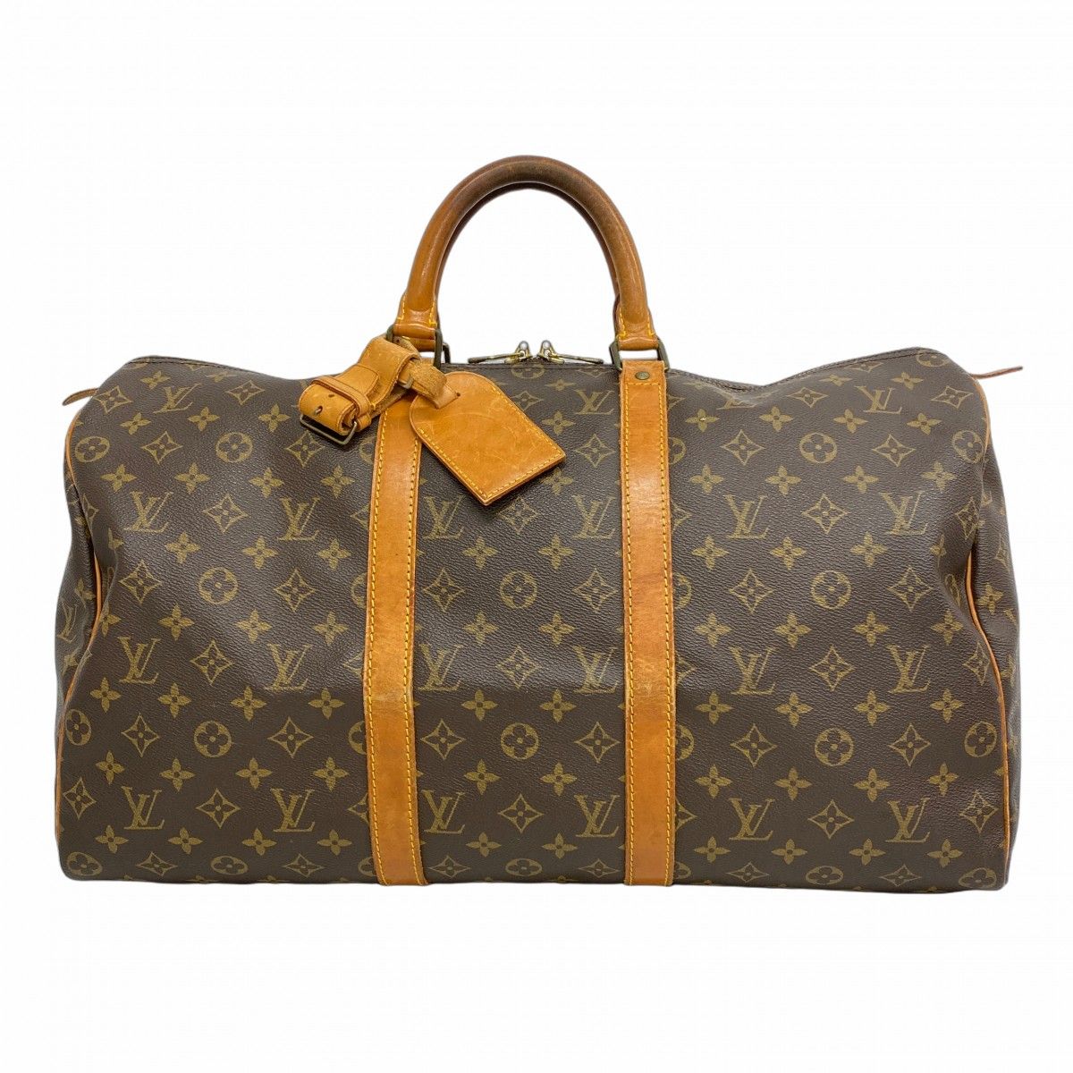 5me5912 ルイヴィトン ボストンバッグ モノグラム キーポル50 M41426 ブラウン メンズ レディース ユニセックス