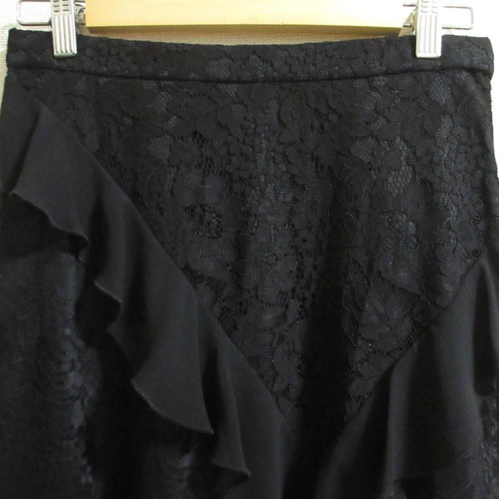 シフォントリミングレーススカート 0124421004