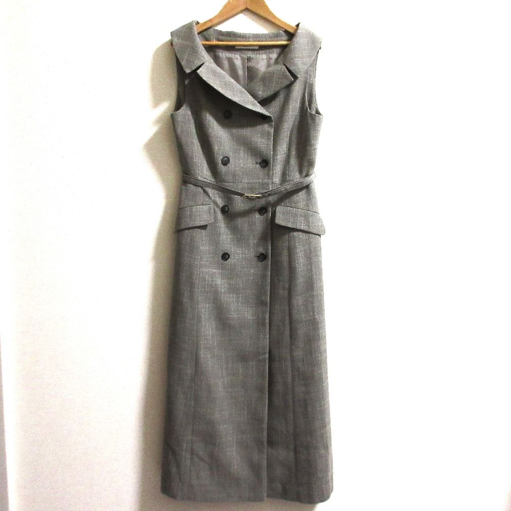 25AW ANAYI アナイ ポリツイルオフショルワンピース 10252114140 サイズ40 ベージュ レディース 古着