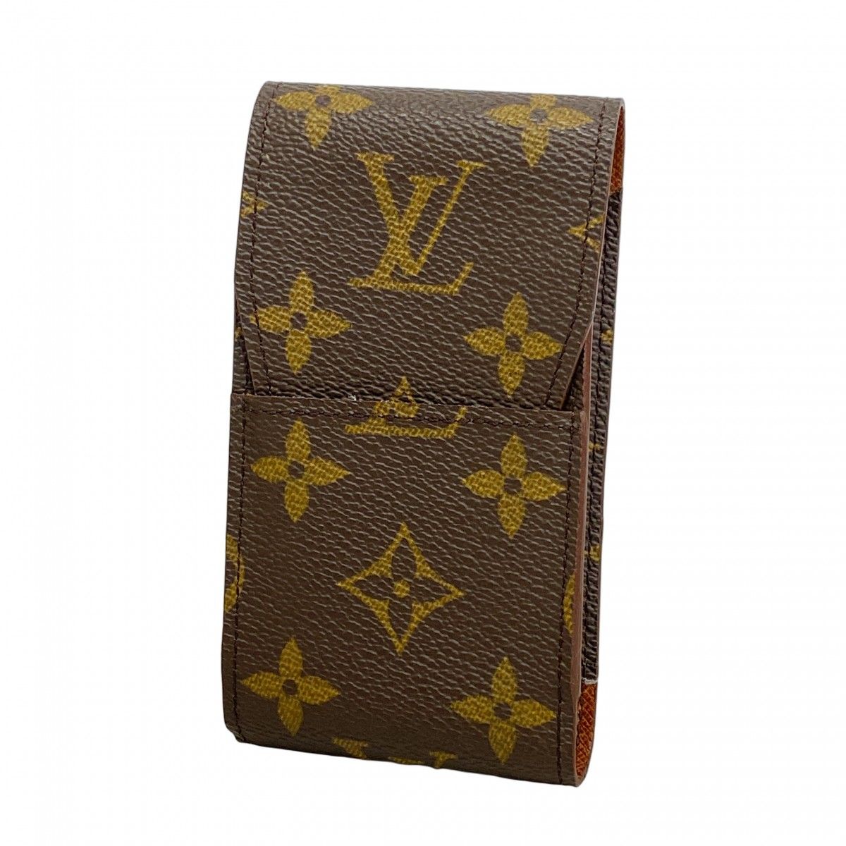 5me6156 ルイヴィトン シガレットケース モノグラム エテュイシガレット M63024 ブラウン メンズ レディース ユニセックス