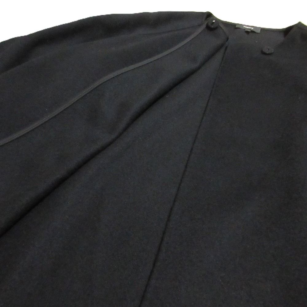 ポリッシュドウールスカーフリバーコート