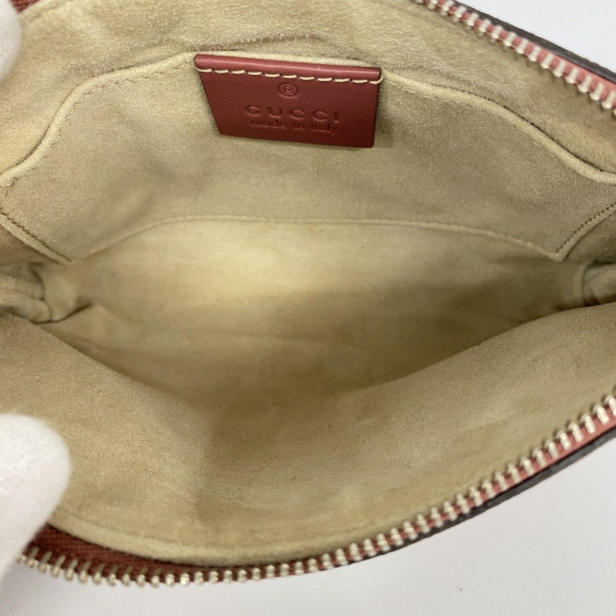 5me6097 グッチ ポーチ GGブルームス 403006 PVC ブラウン マルチ シルバー金具 レディース WWW_DECORATOM_COM_BR