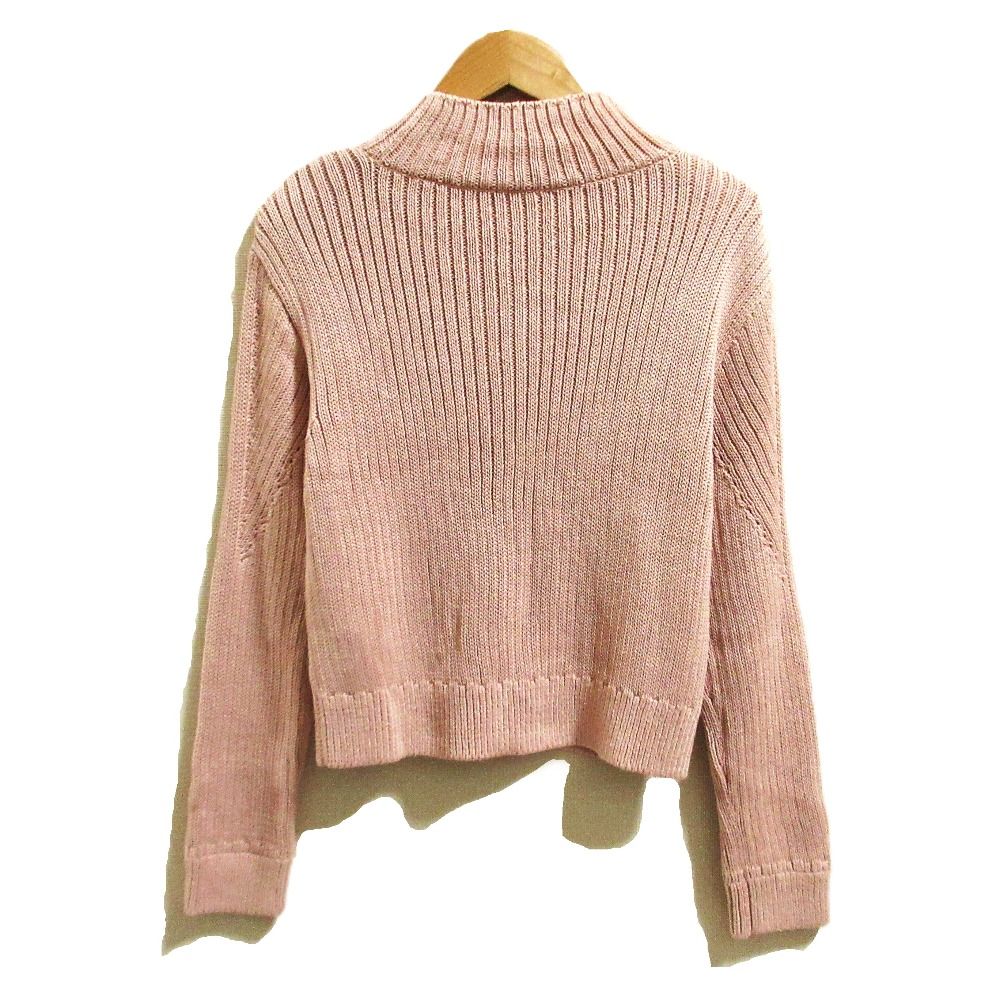 美品 FOXEY フォクシー Hammock コットンシルクニットトップス 42710  