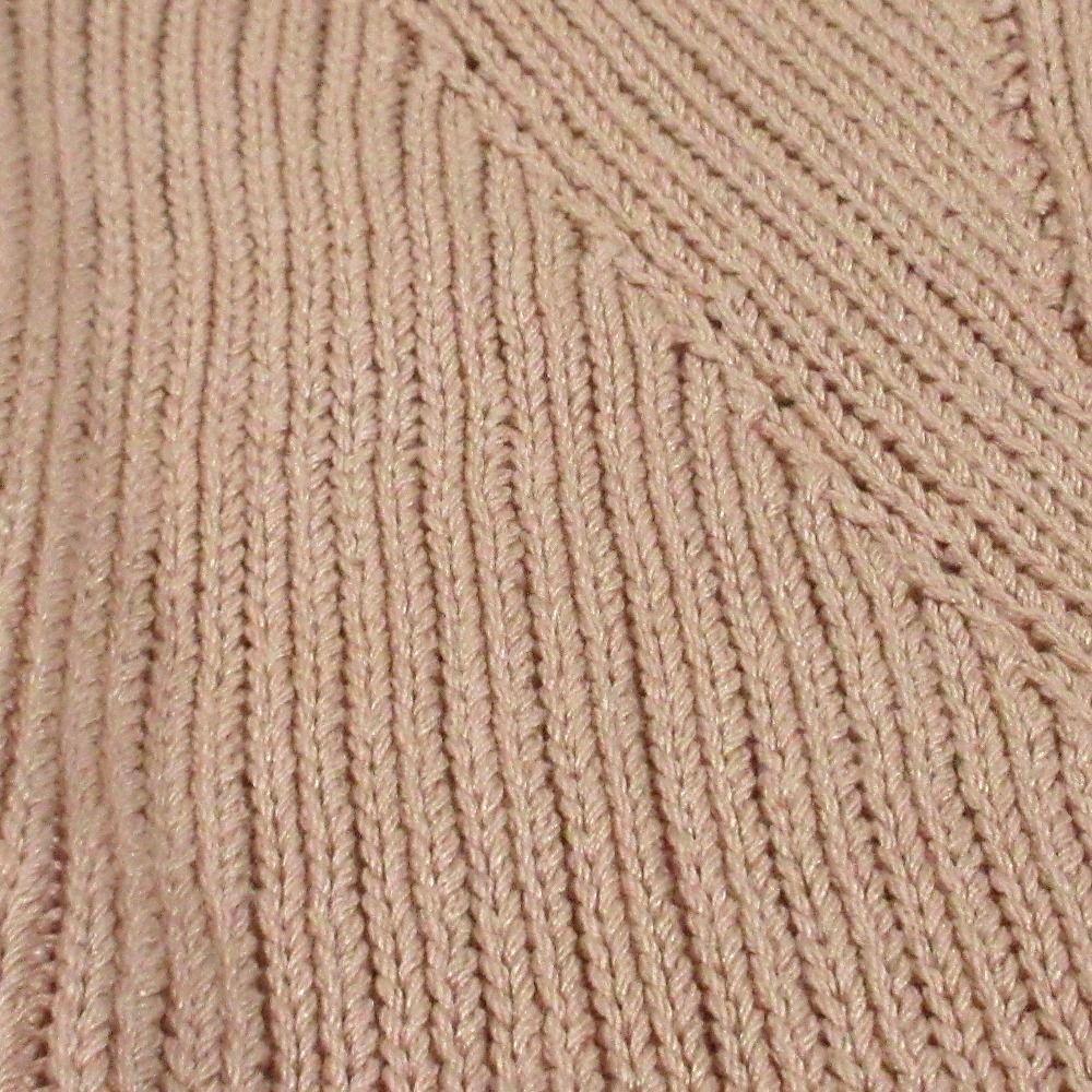 美品 FOXEY フォクシー Hammock コットンシルクニットトップス 42710  