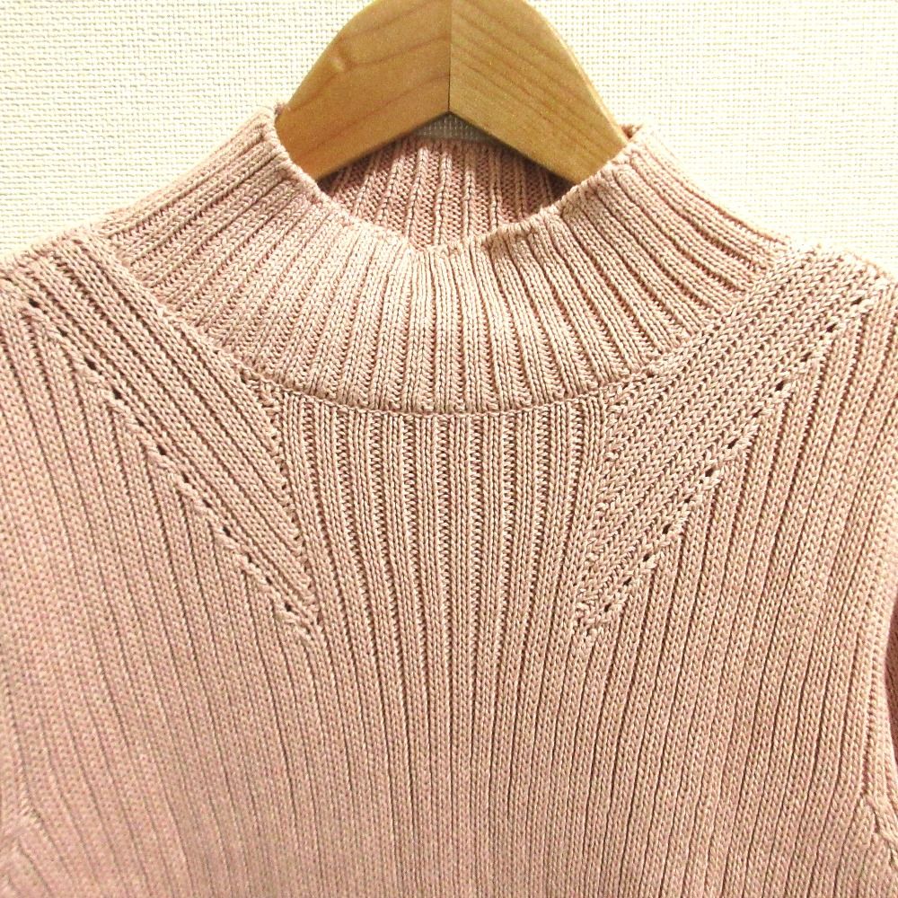 美品 FOXEY フォクシー Hammock コットンシルクニットトップス 42710  