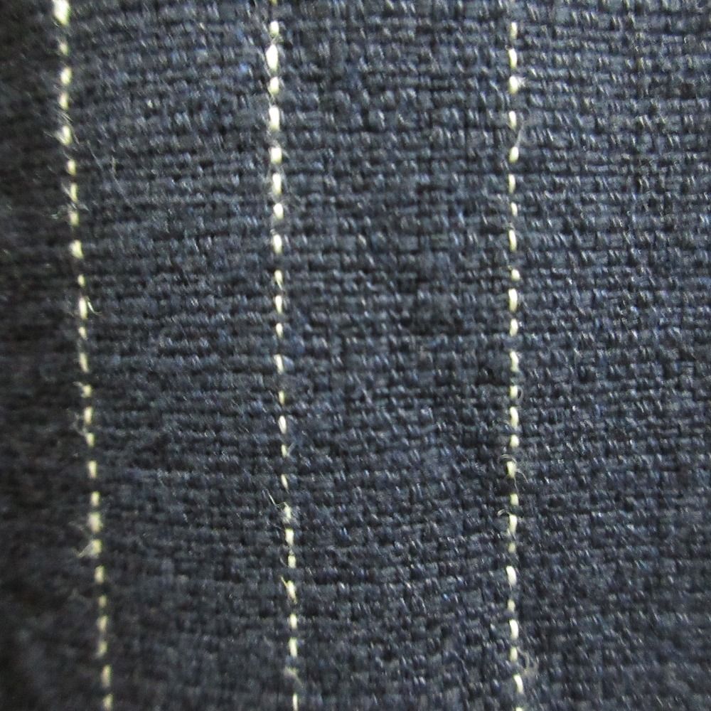 24SS IENA イエナ リネン混 Iライン ジャンパースカート サイズ36 ネイビー レディース 古着