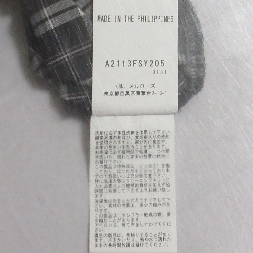 PINK HOUSE ピンクハウス タータンチェックスカート ブラック レディース 古着 GULLKHAN_COM