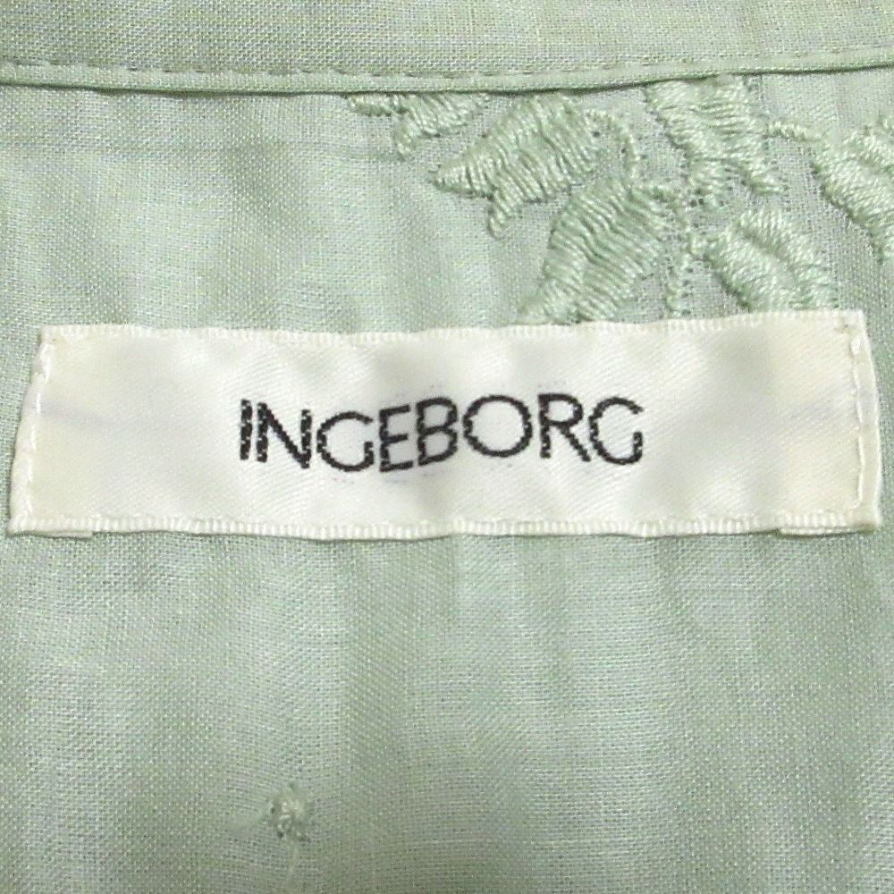 インゲボルグ スズラン刺繍ロングワンピース