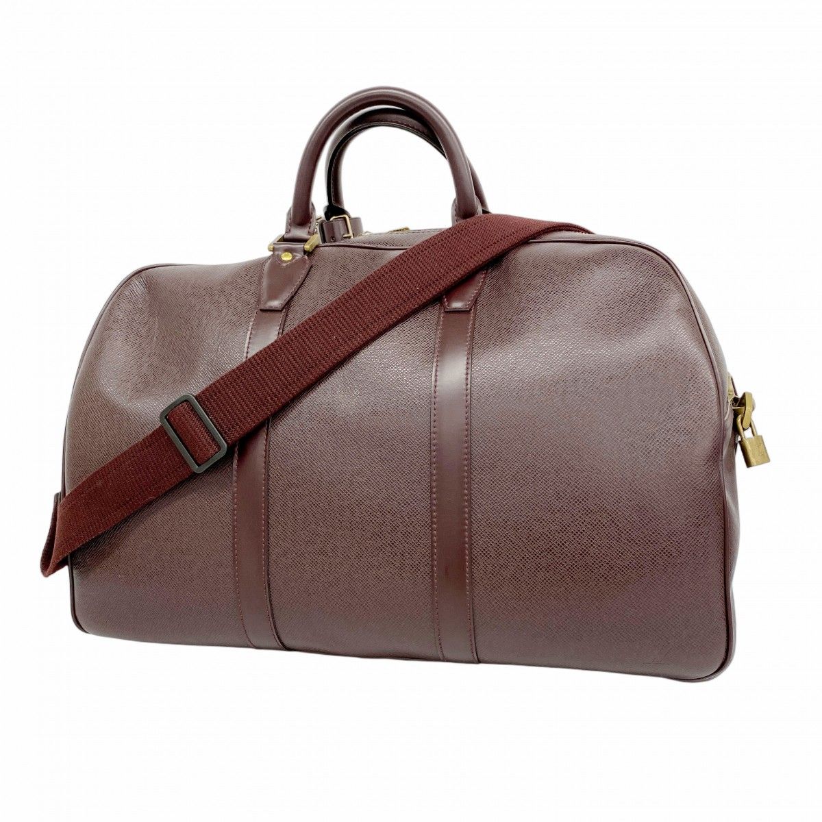 5me6114 ルイヴィトン ボストンバッグ タイガ ケンダルPM M30126 アカジュー メンズ